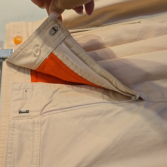 Anthropologie Maeve Utility Barrel Trouser Chino Neutral Pocket Pants NWOT - Picture 12 of 16